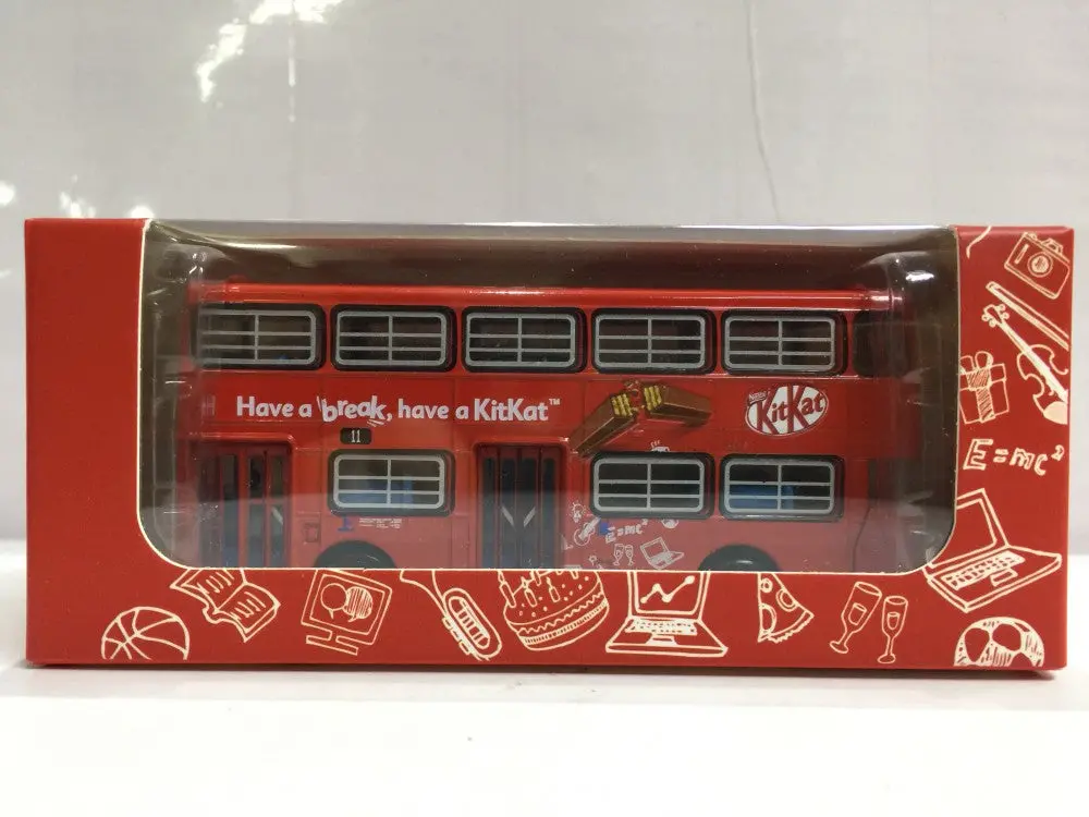 Toyeast Tiny City Die-Cast Model Car Kitkat Cmb Dms Bus Atc64836 (C1120-2) 1