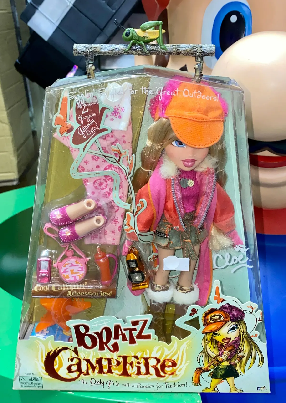 C1205 Mga 30601 Bratz Campfire Sizzlin Styles For The Great Outdoors # Cloe Doll W/2 Gorgeous Getaway Outfits 1