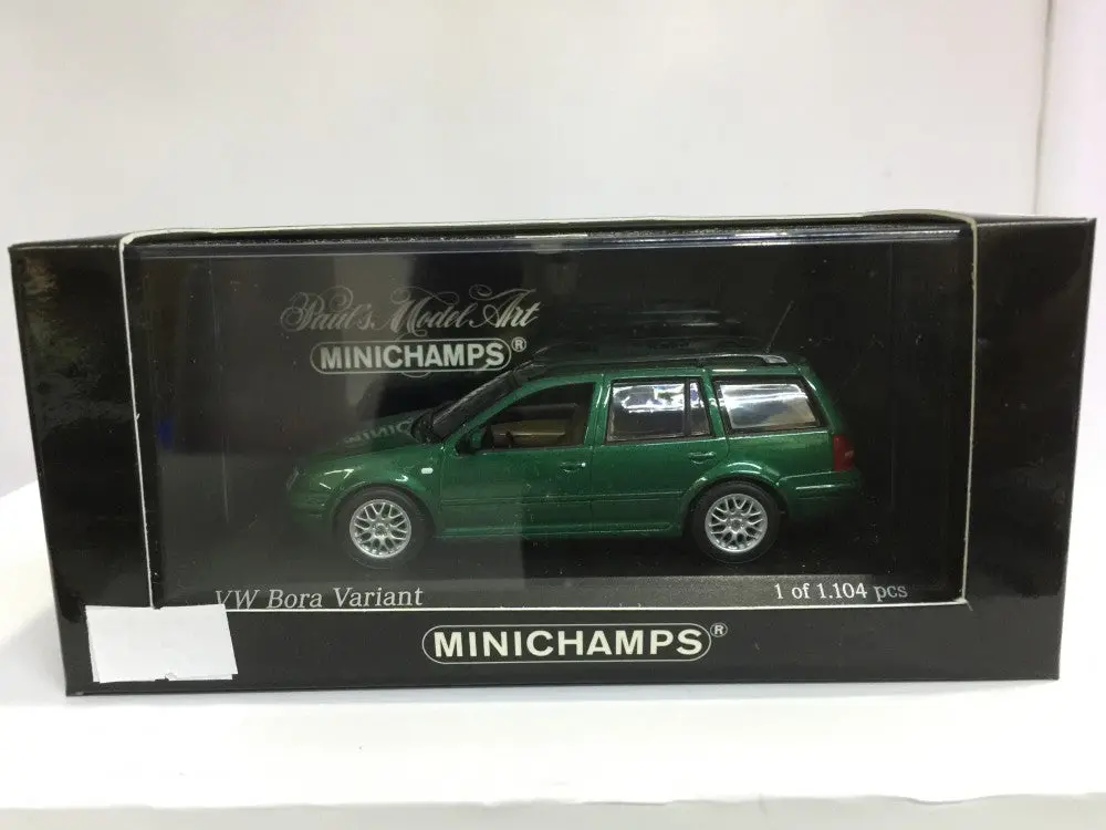 Minichamps 1/43 Vw Bora Variant Green Metallic (430 058211) (03369) (Piu50) 1