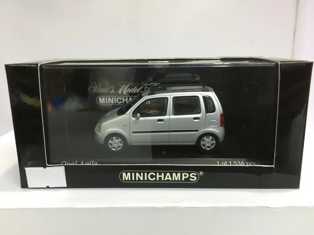 Minichamps 1/43 Opel Agila Silver (430 049000) (03311) (Piu50) 1