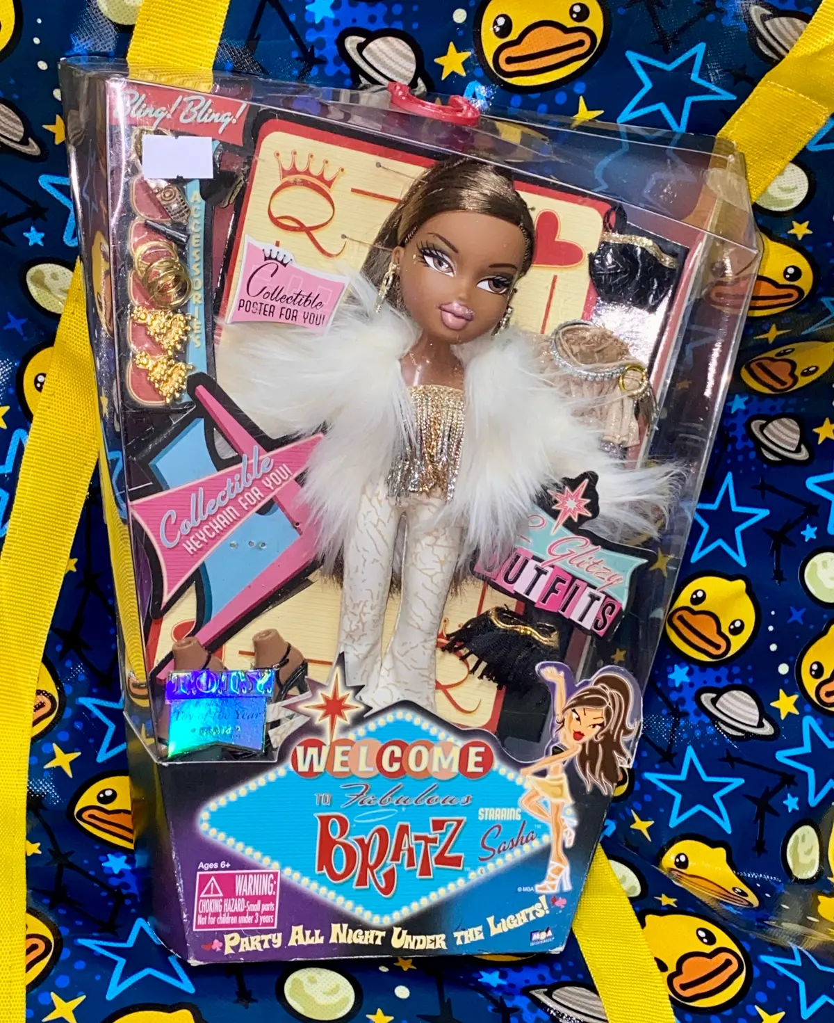 C1205 Mga 292098 Welcome To Fabulous Bratz Starring # Sasha Doll (2 Glitzy Outfits) 1