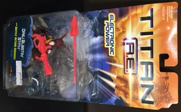 Hasbro 宇宙奇艦泰坦號 Titan A.E. Electronic Power Drej Blastin' Stith With Battle Action Sounds Figure (Buy-65436-Spk-倉) 1141062186 1