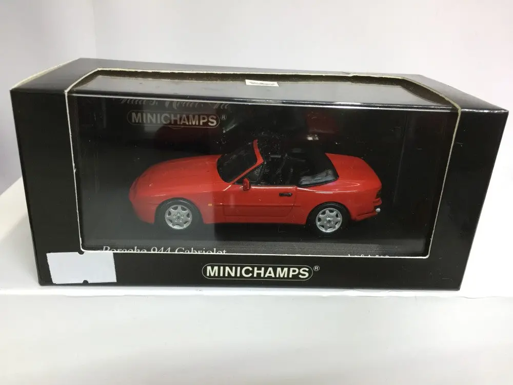 Minichamps 1/43 Porsche 944 Cabriolet 1991 Red (400 062230) (04763) (Piu50) 1