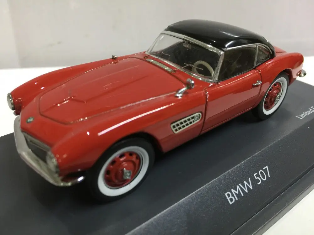 Schuco 1/43 Bmw 507 With Hardtop Red Black (450218600) (02034) (Piu100) 1