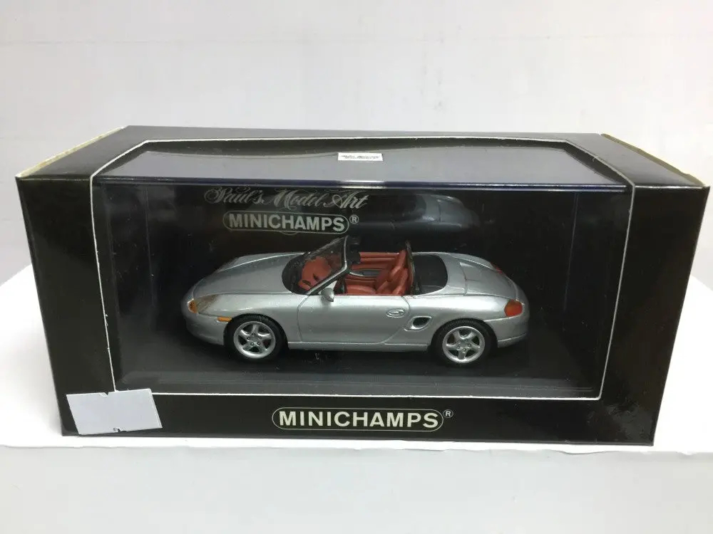 Minichamps 1/43 Porsche Boxster S 1999 Silver (430 068030) (02989) (Piu50) 1