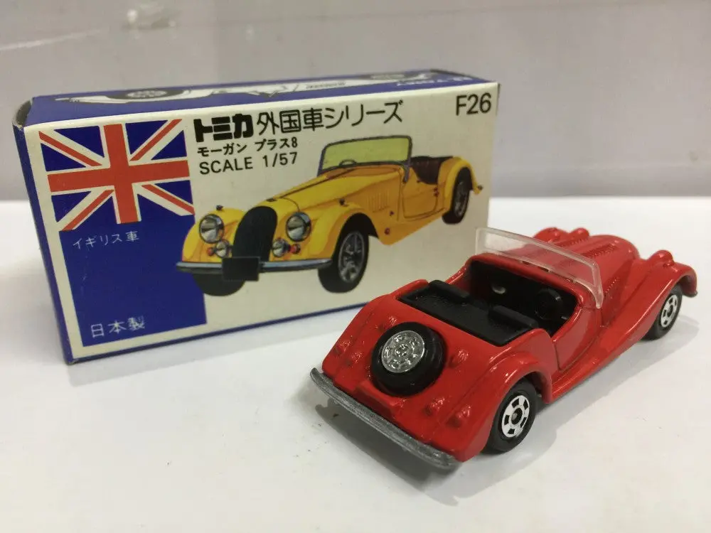 Vintage Tomica F26 Morgan Plus 8 Made In Japan Rare (Piu20) 1