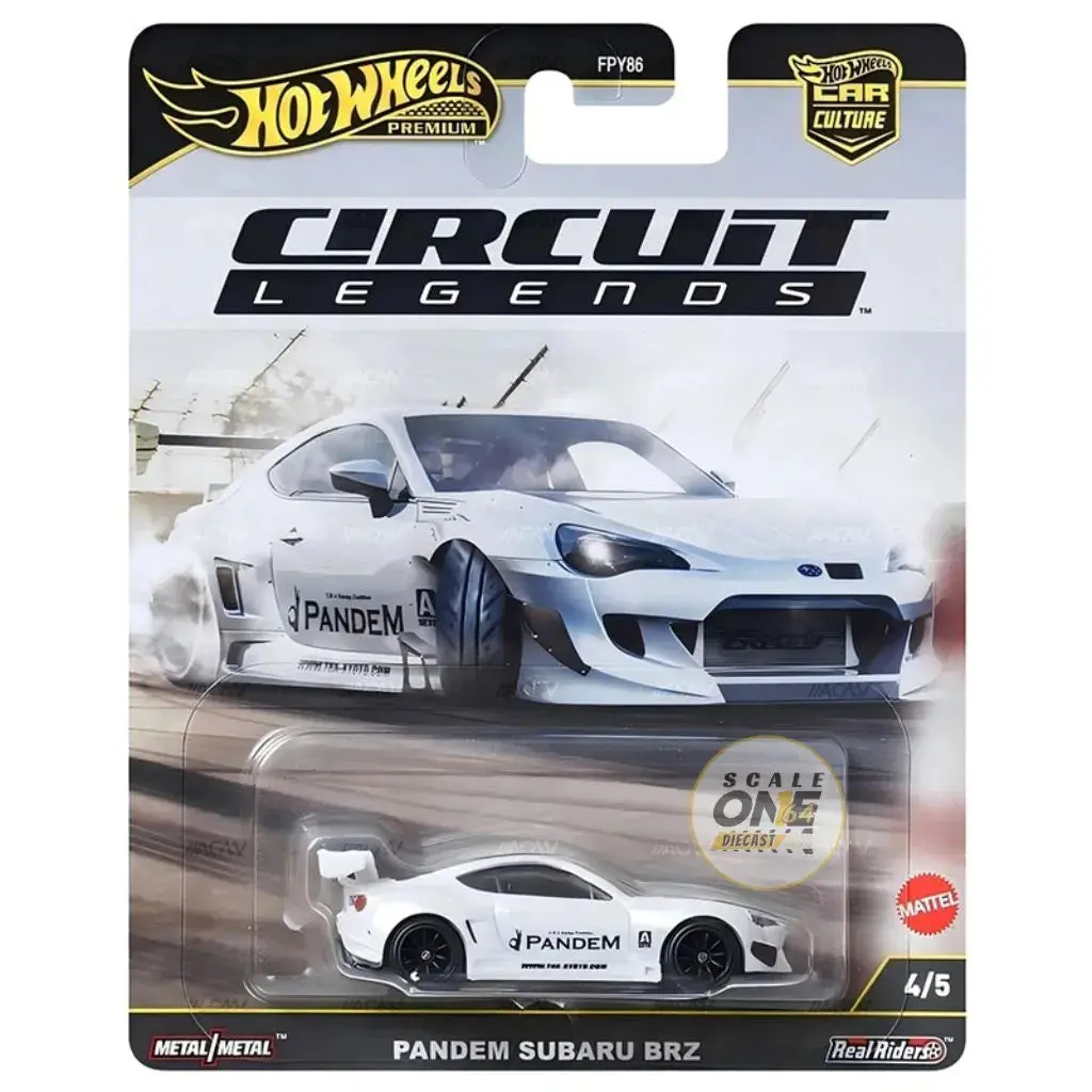 Hot Wheels Car Culture 1:64 Scale Premium Circuit Legends Pandem Subaru Brz Toy Car For Ages 4+ 1
