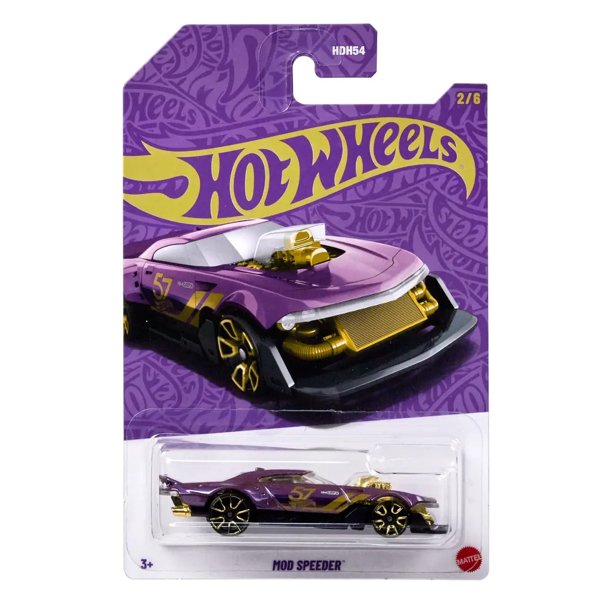 Hot Wheels 57Th Anniversary Pearl & Chrome 2025 Mod Speeder Diecast Car 1