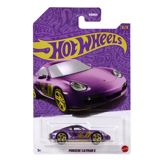 Hot Wheels 57Th Anniversary Pearl & Chrome 2025 Porsche Cayman S Diecast Car 1