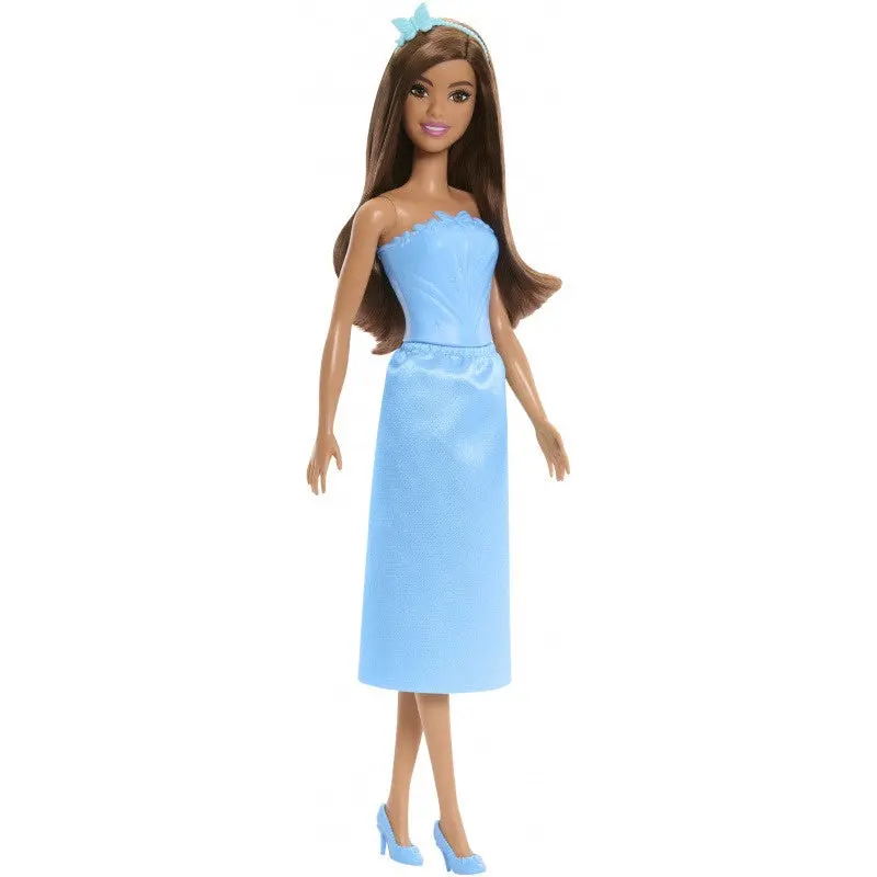 Barbie Royal Fashion Brown Hair Blue Butterfly-Themed Monochromatic Look Doll With Removable Skirt & Accessories For Kids Ages 3 Years & Up 1