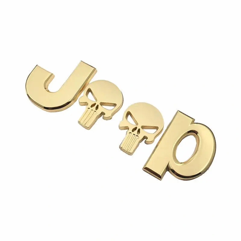 Jeep Skull Badge Sticker 1