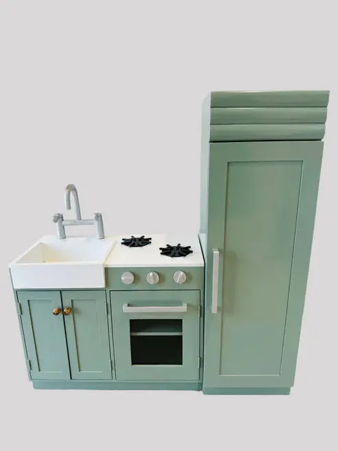Kiddies Kingdom Large Pastel Kitchen Imaginative Play For Ages 3 And Above 1