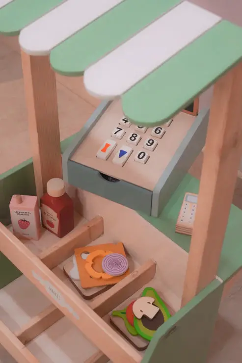 Kiddies Kingdom Market Stall Imaginative Play For Ages 3 And Above 1