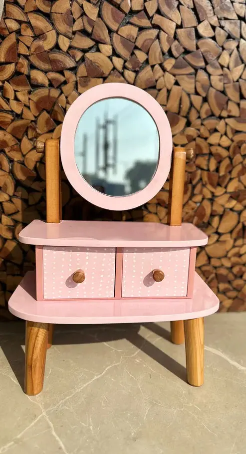 Kiddies Kingdom Princess Mini Vanity Imaginative Play For Ages 3 And Above 1