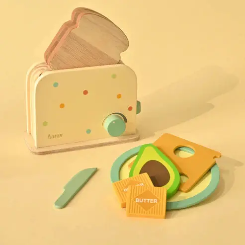 Kiddies Kingdom Roasty Toasty - Toaster Imaginative Play For Ages 3 And Above 1
