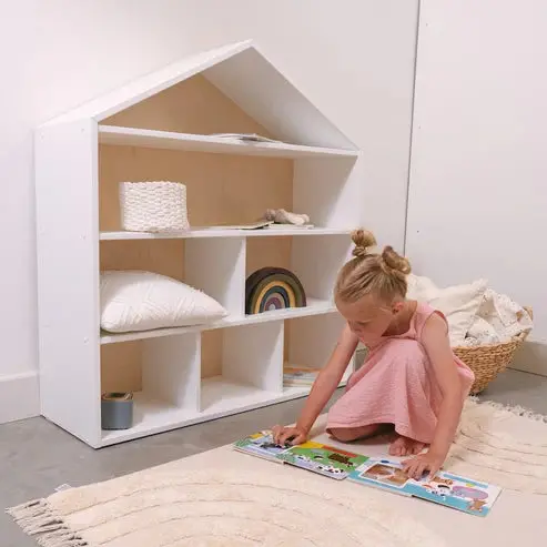 Kiddies Kingdom Montessori House Bookshelf Organisers For Ages 3 And Above 2