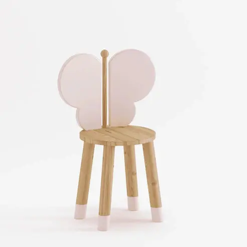 Kiddies Kingdom Round Table With Butterfly Chair Table & Chair For Ages 3 And Above 1