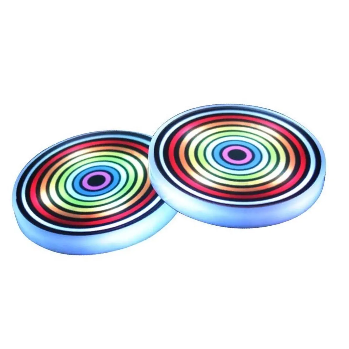 Led Cup Holder Coaster Pads 7 Color Lights (2Pcs) 1
