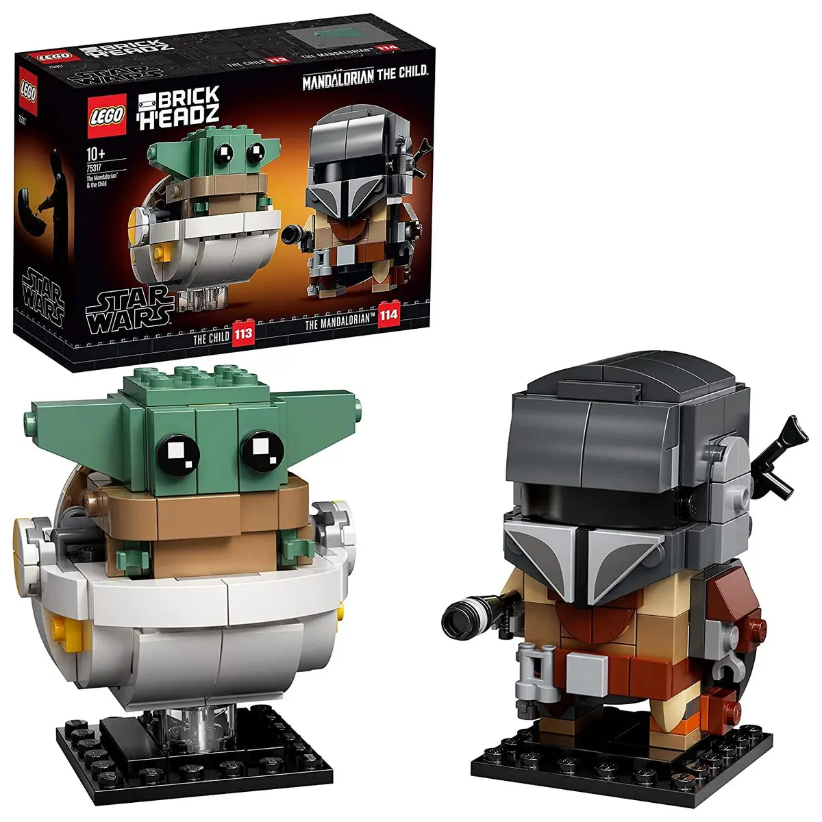 Lego Star Wars Brickheadz The Mandalorian & The Child Building Kit For Ages 10+ 1