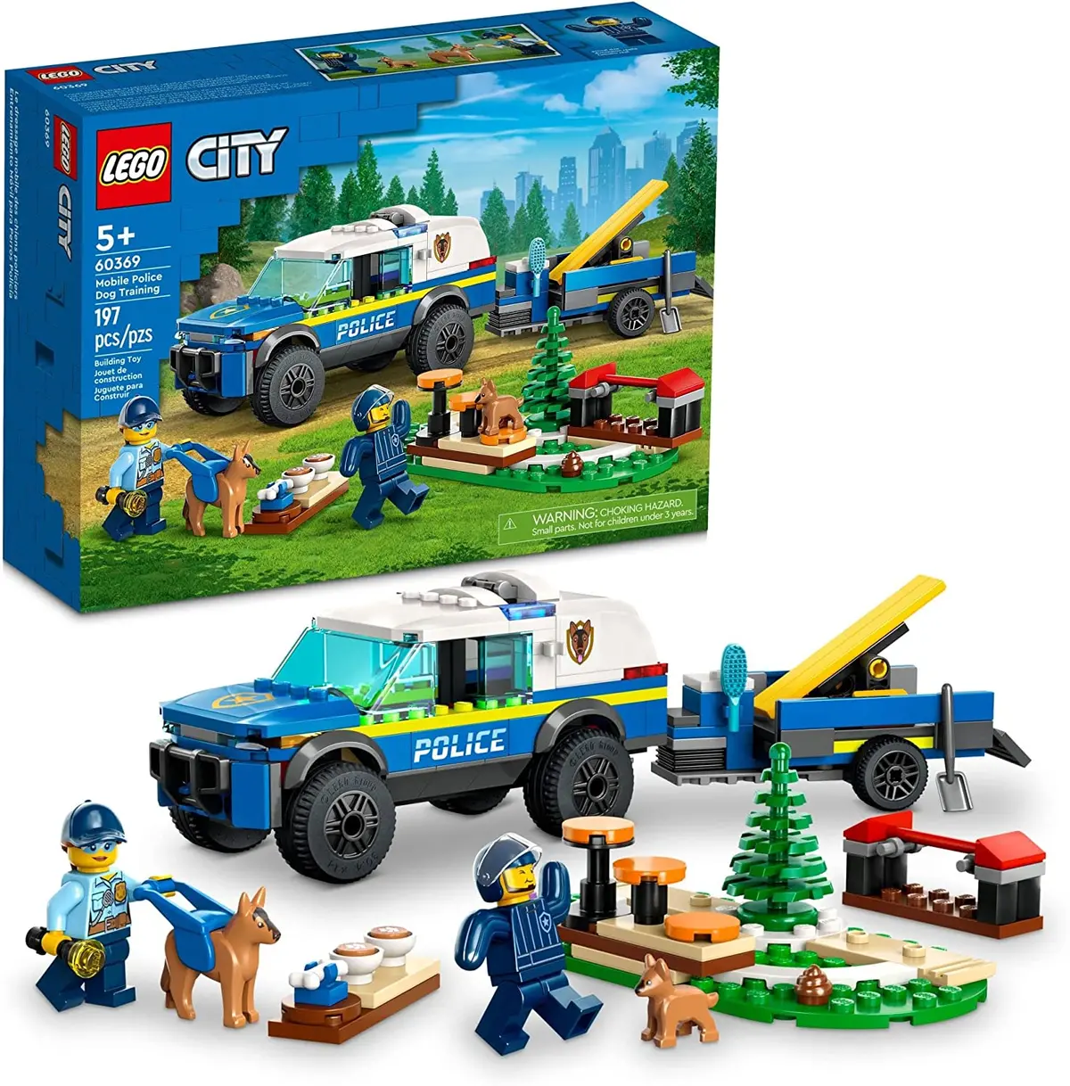 Lego City Mobile Police Dog Training Building Kit For Ages 5+ 1