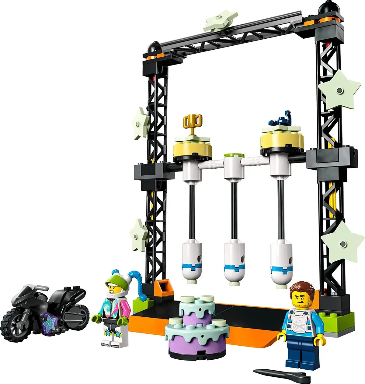 Lego City Stunz The Knockdown Stunt Challenge Building Kit For Ages 5+ 2