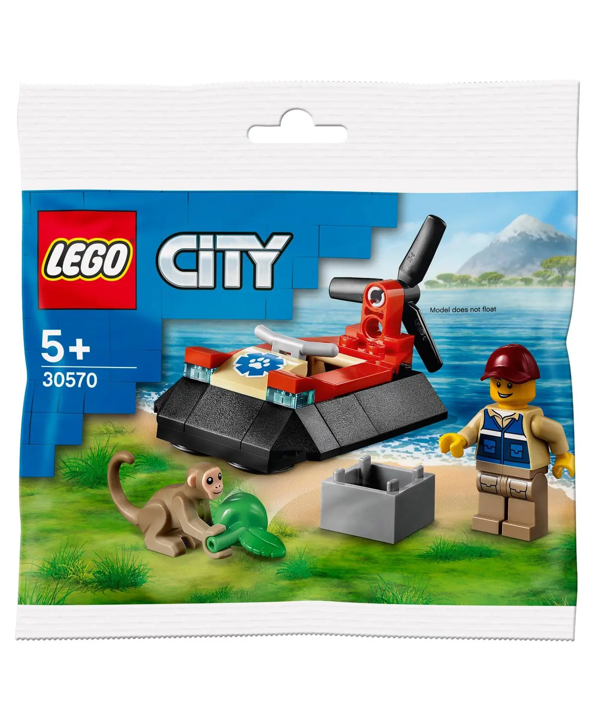 Lego City Wildlife Rescue Hovercraft Building Kit For Ages 5+ 1