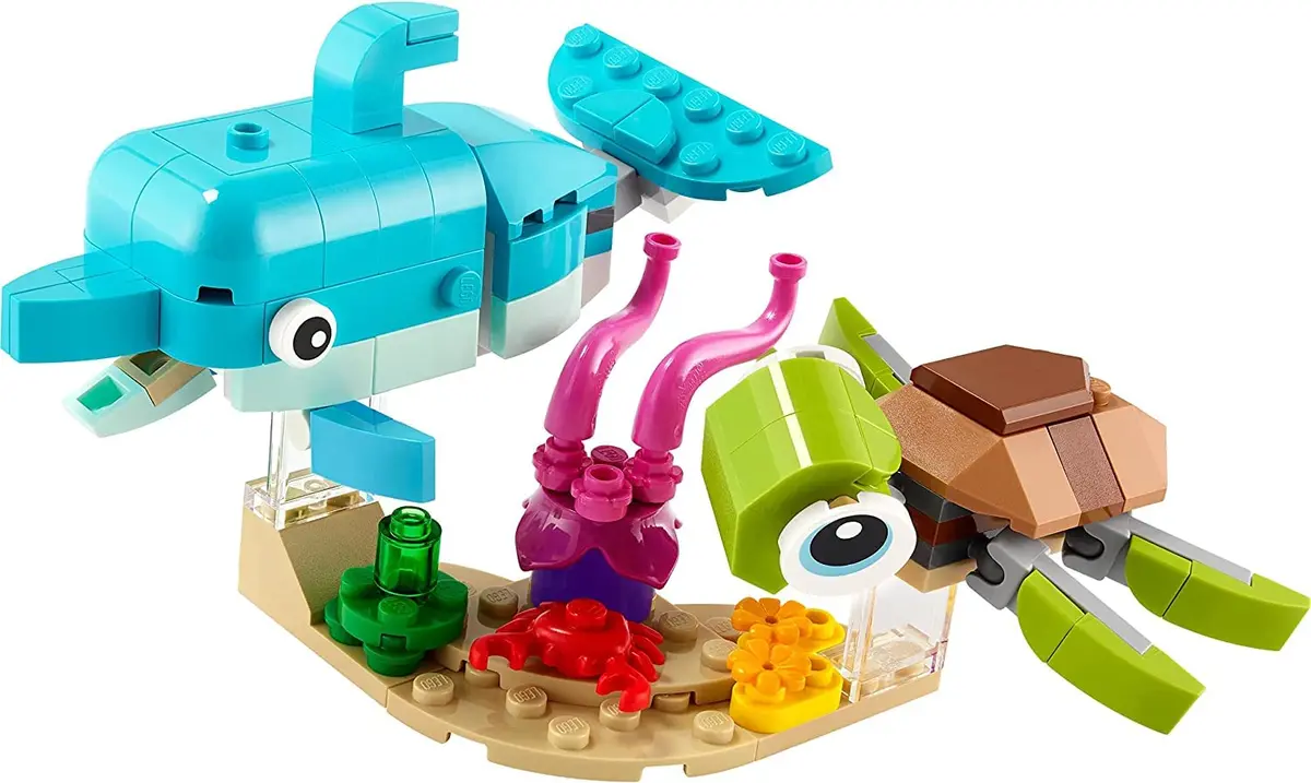 Lego Creator 3In1 Dolphin And Turtle Building Kit For Ages 6+ 2