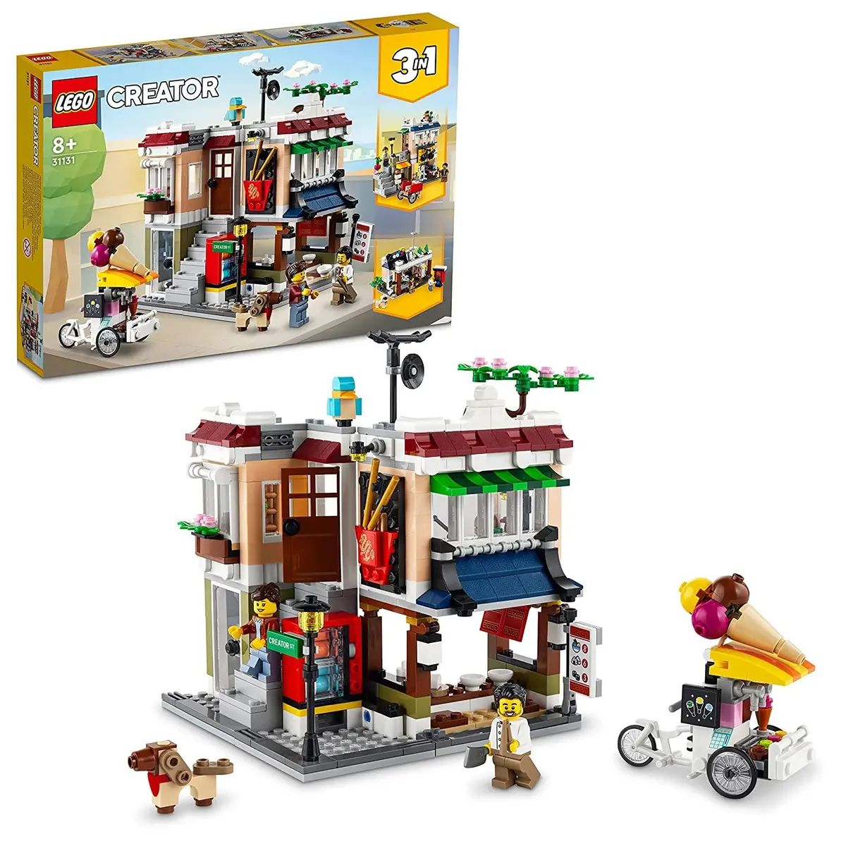 Lego Creator 3In1 Downtown Noodle Shop Building Kit For Ages 8+ 1