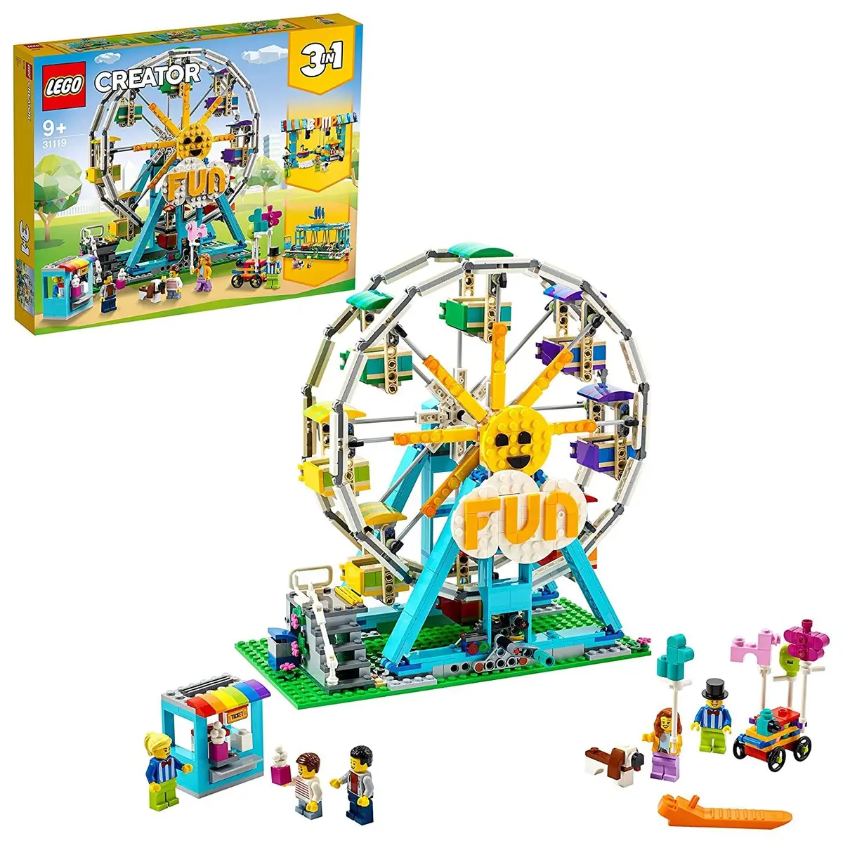 Lego Creator 3In1 Ferris Wheel Building Kit For Ages 9+ 1