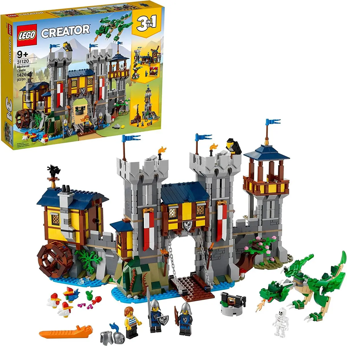 Lego Creator 3In1 Medieval Castle Building Kit For Ages 9+ 1