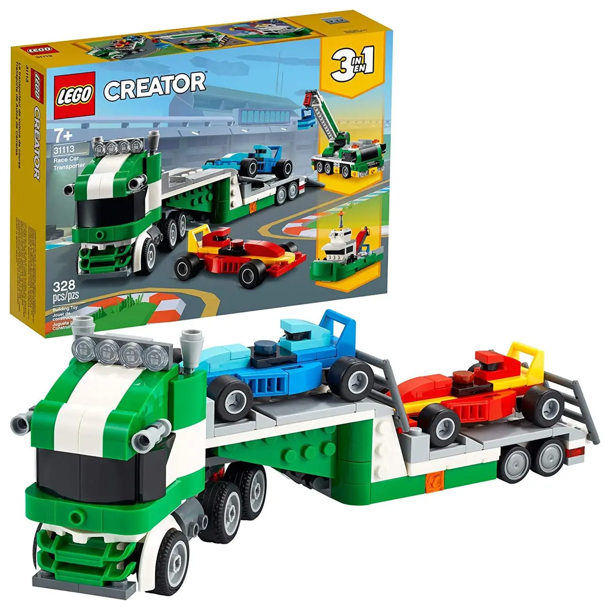 Lego Creator 3In1 Race Car Transporter Building Kit For Ages 7+ 1