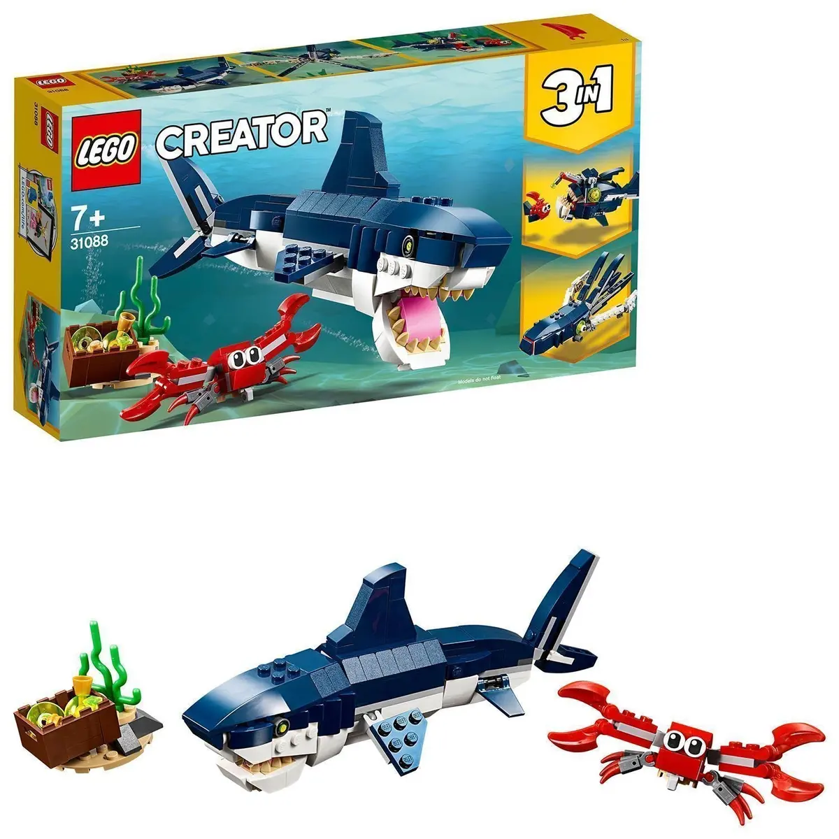 Lego Creator 3In1 Deep Sea Creatures Building Kit For Ages 7+ 1