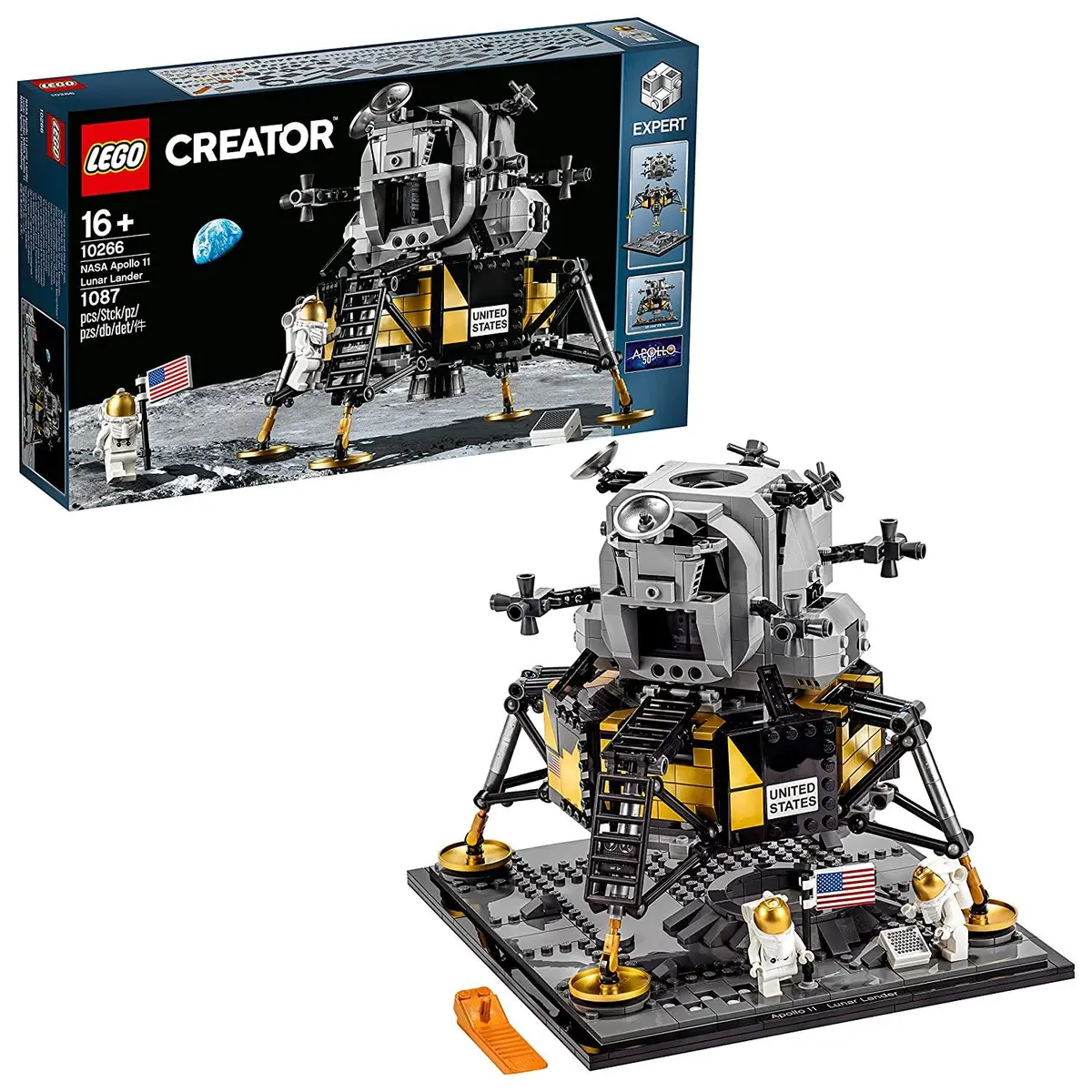 Lego Creator Expert Nasa Apollo 11 Lunar Lander Building Kit For Ages 16+ 1