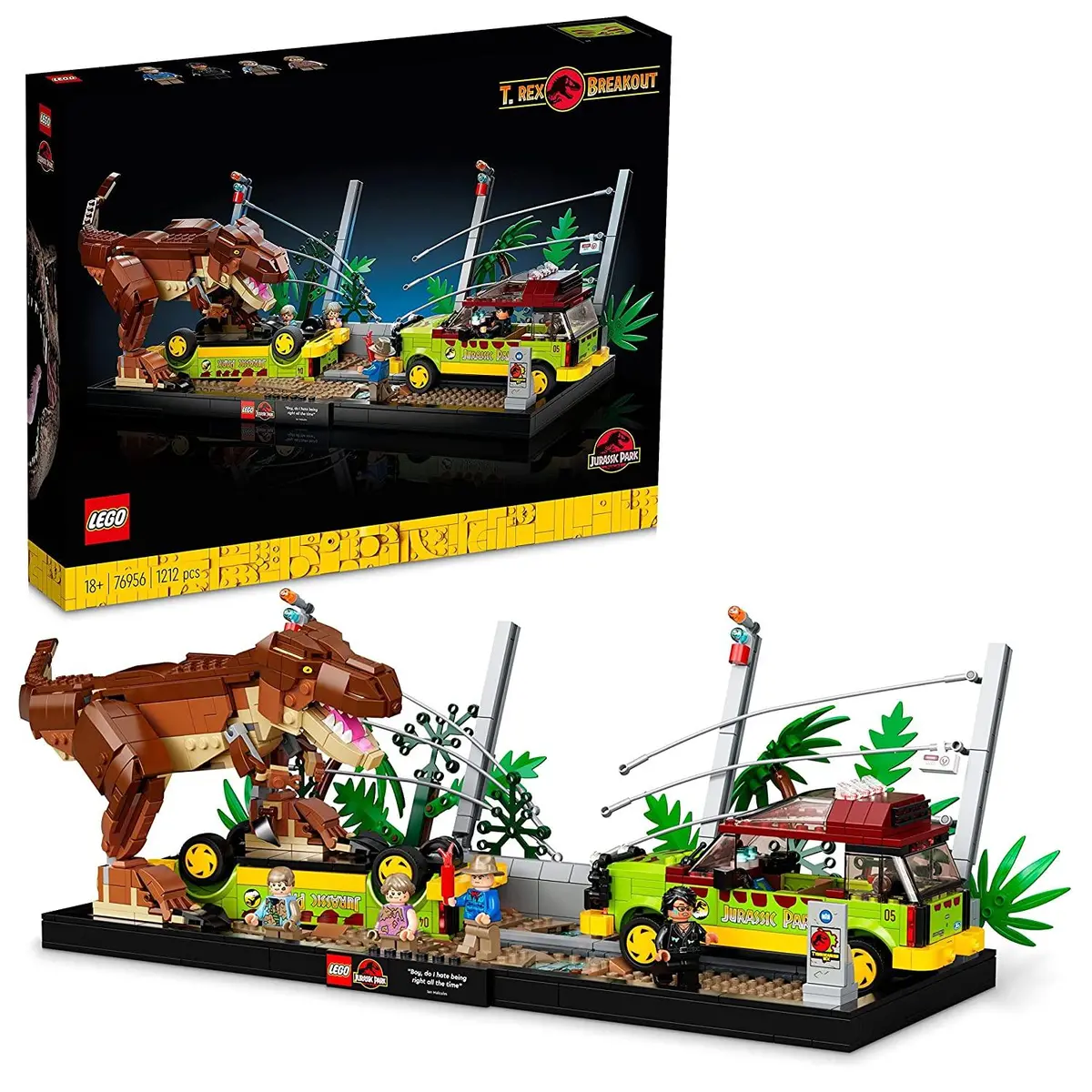 Lego Jurassic Park T. Rex Breakout Building Kit For Ages 16+ 1