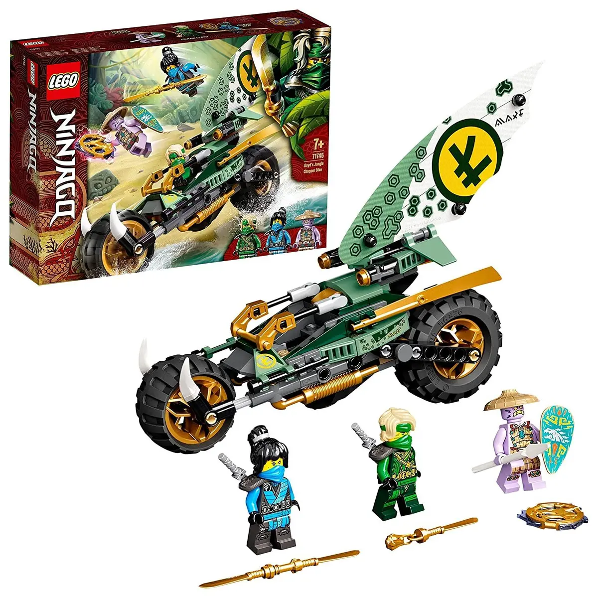 Lego Ninjago Lloyd's Jungle Chopper Bike Building Blocks For 7+ 1