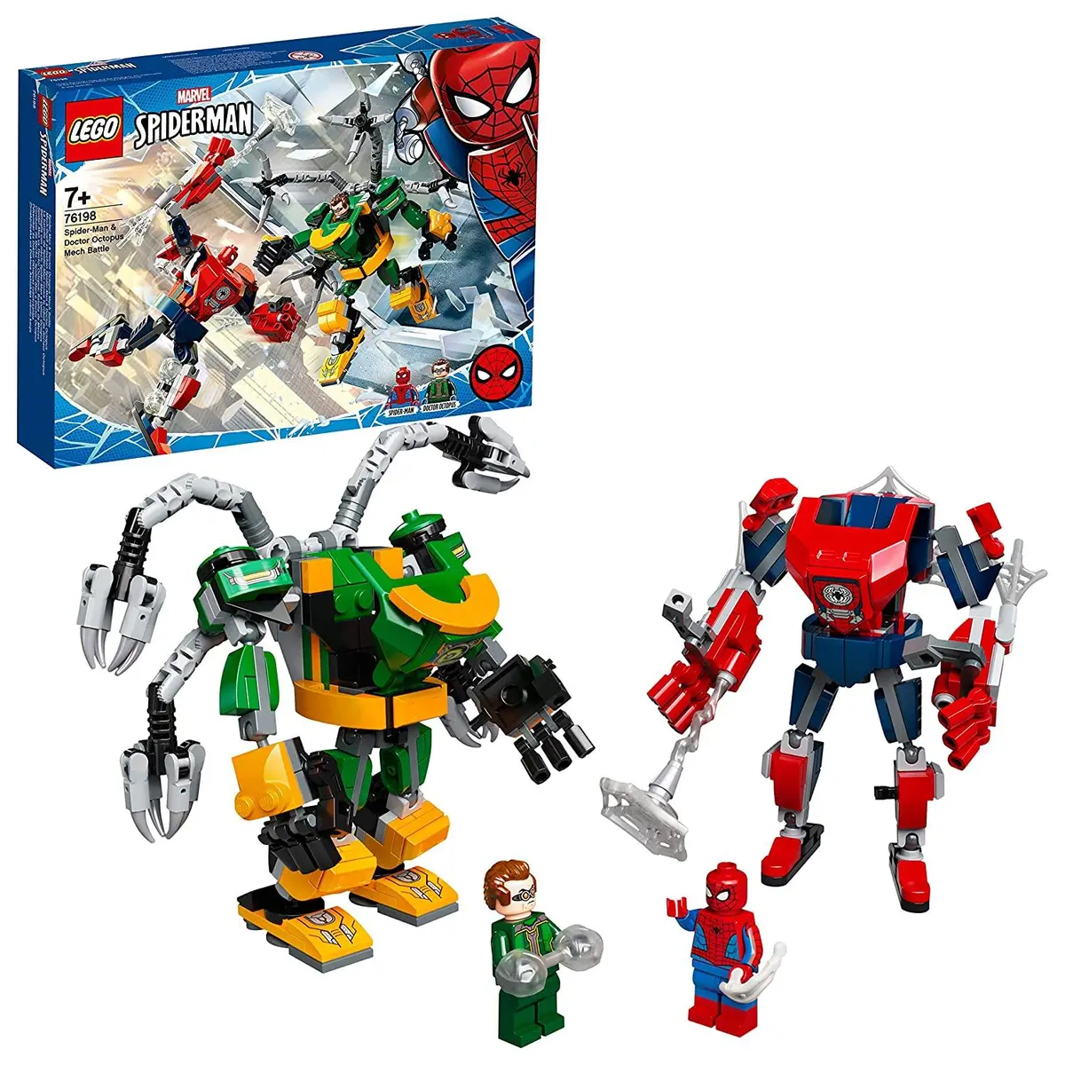 Lego Marvel Spider-Man & Doctor Octopus Mech Battle Building Kit For Ages 7+ 1