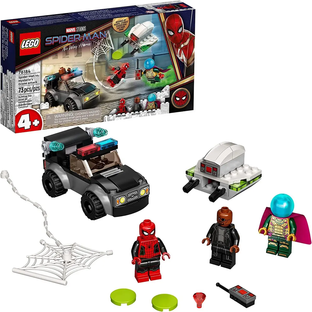 Lego Marvel Spider-Man Vs. Mysterio’S Drone Attack Building Kit For Ages 5+ 1
