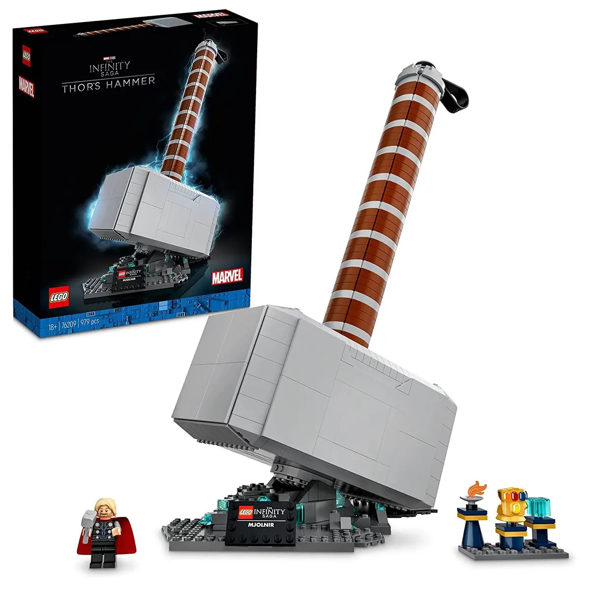 Lego Marvel Thor’S Hammer Building Kit For Ages 16+ 1
