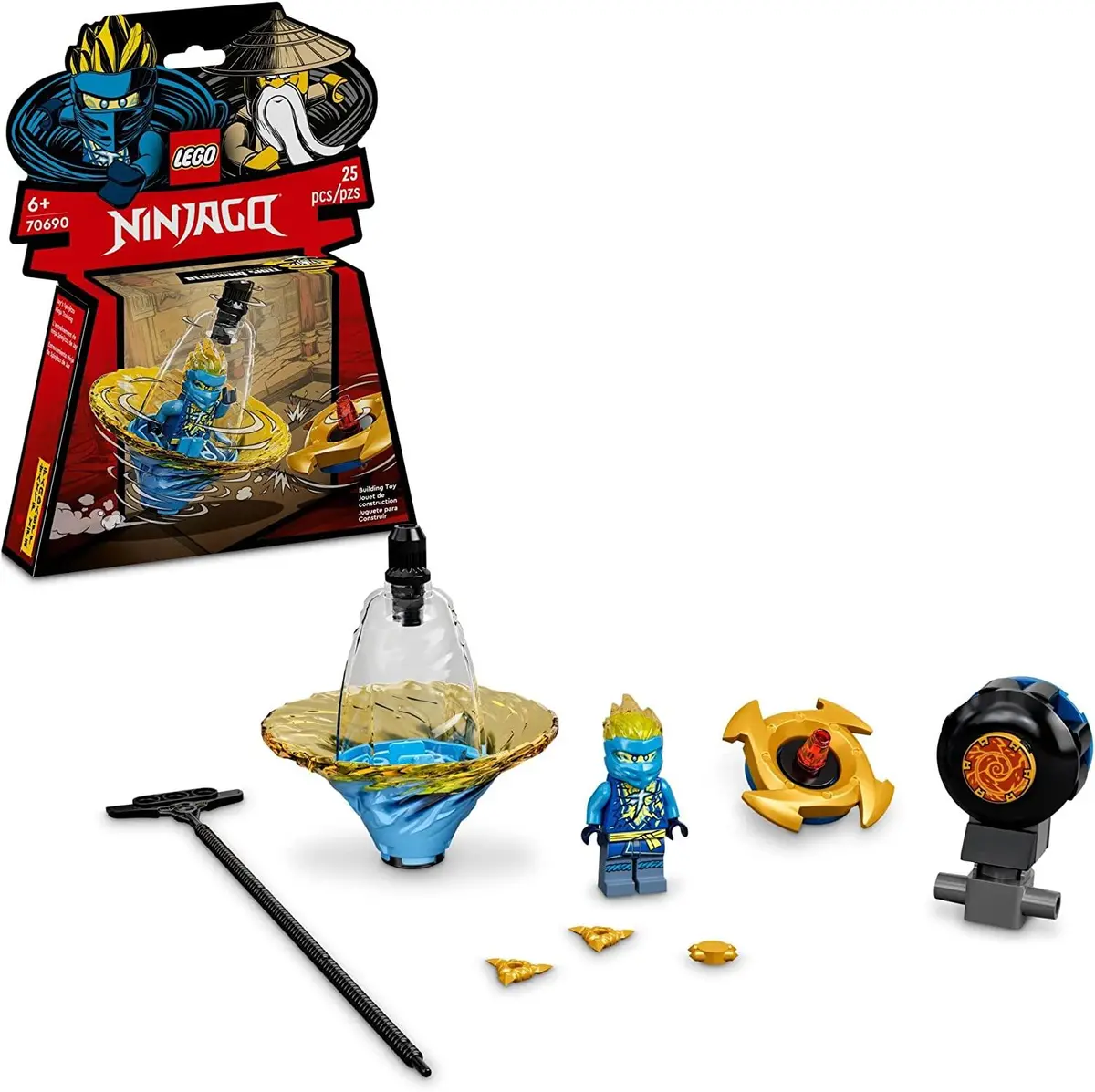 Lego Ninjago Jay's Spinjitzu Ninja Training Building Kit For Ages 6+ 1