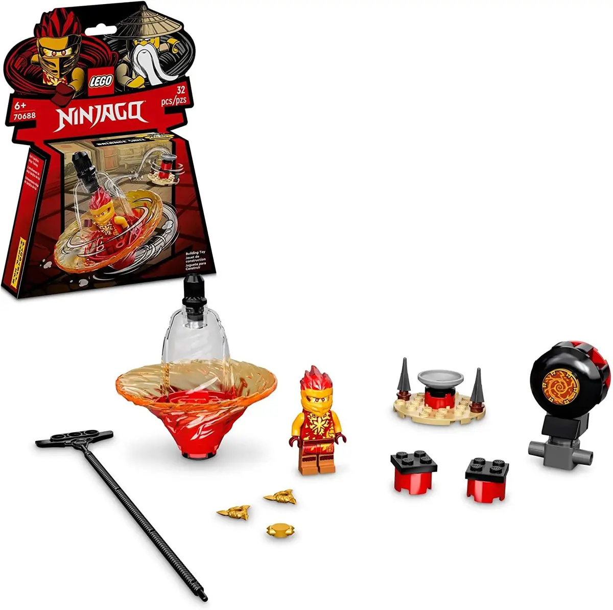 Lego Ninjago Kai’S Spinjitzu Ninja Training Building Kit For Ages 6+ 1
