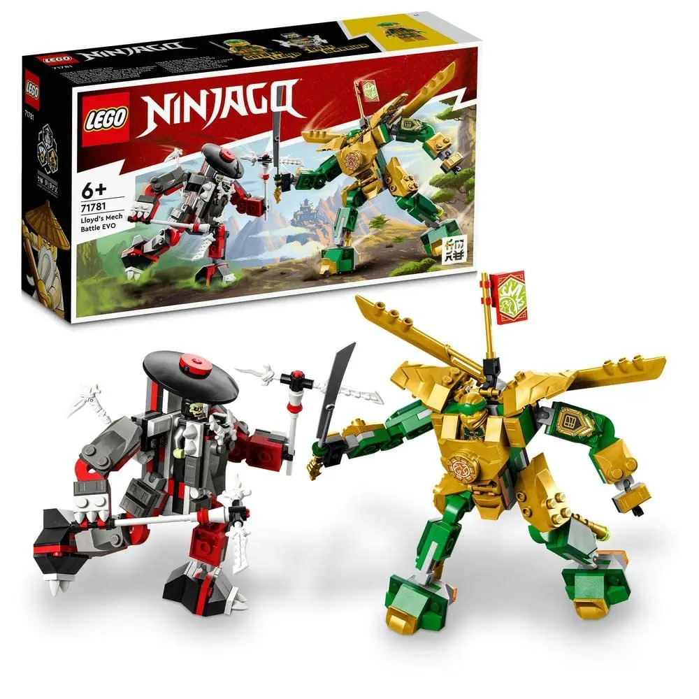 Lego Ninjago Lloyd’S Mech Battle Evo Building Kit For Ages 6+ 1