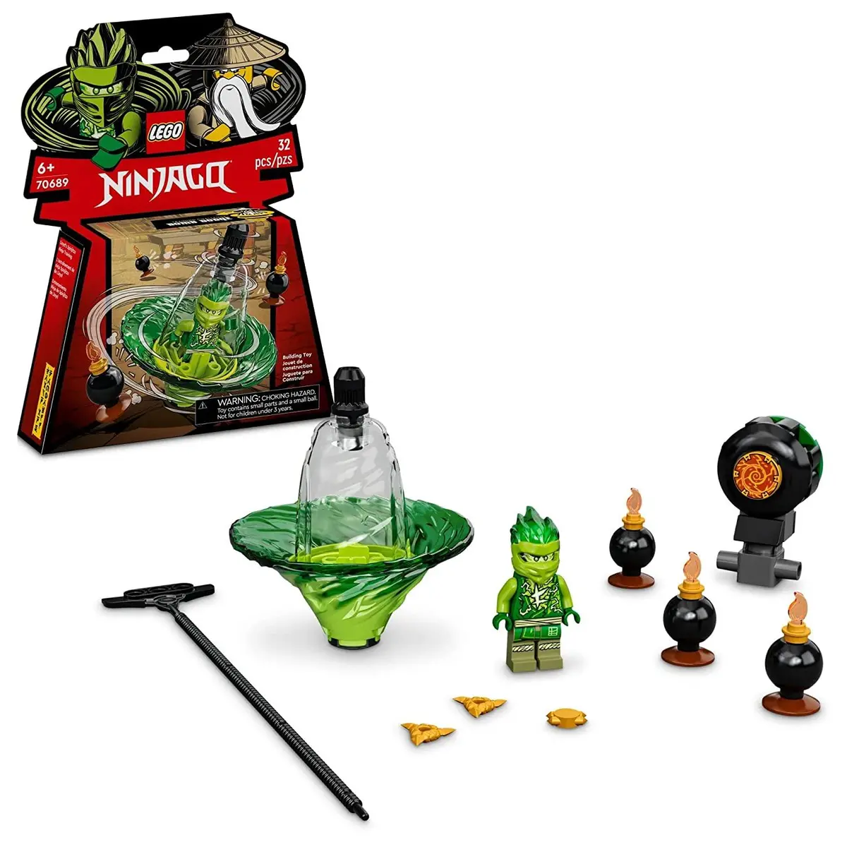 Lego Ninjago Lloyd's Spinjitzu Ninja Training Building Kit For Ages 6+ 1