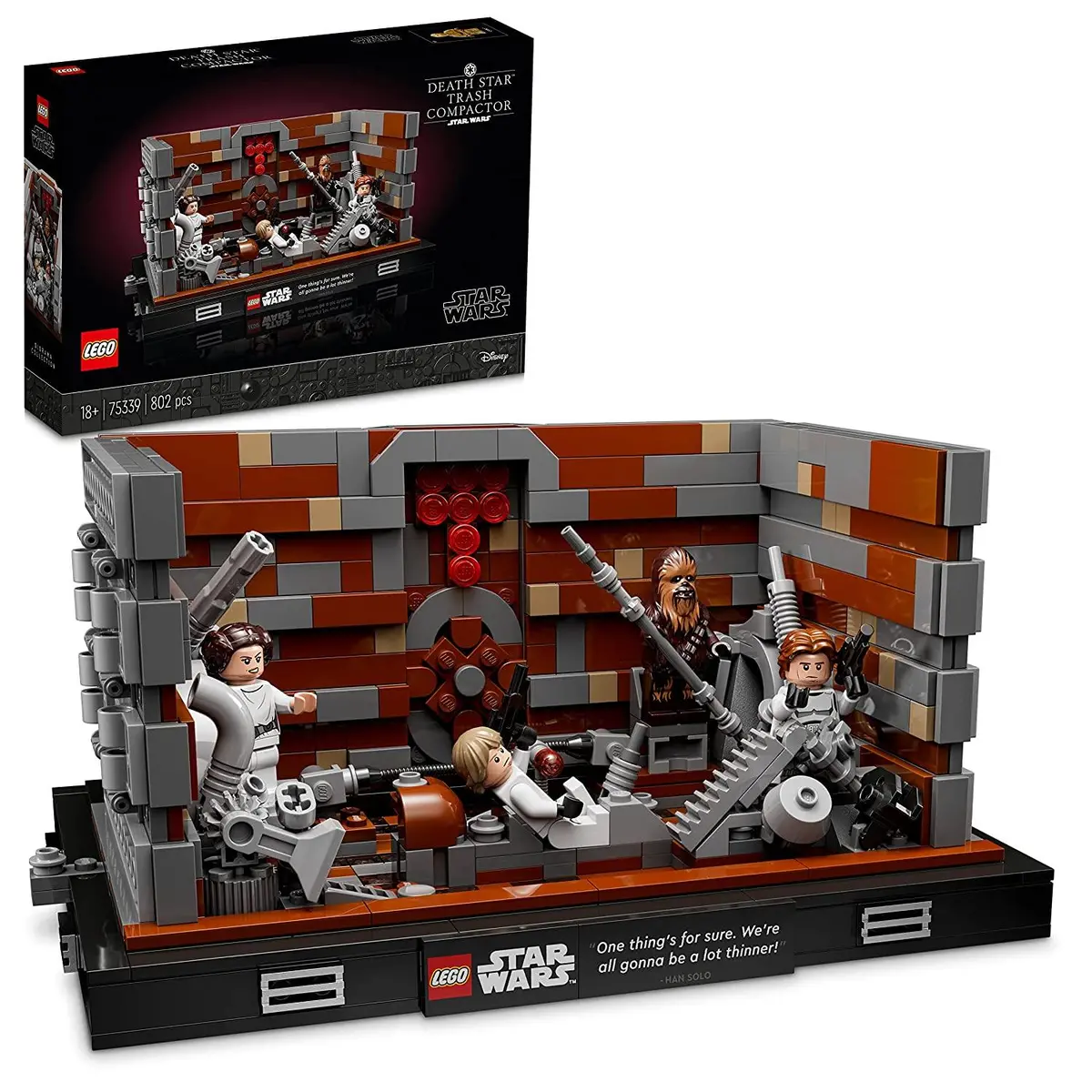 Lego Star Wars Death Star Trash Compactor Diorama Building Kit For Ages 16+ 1