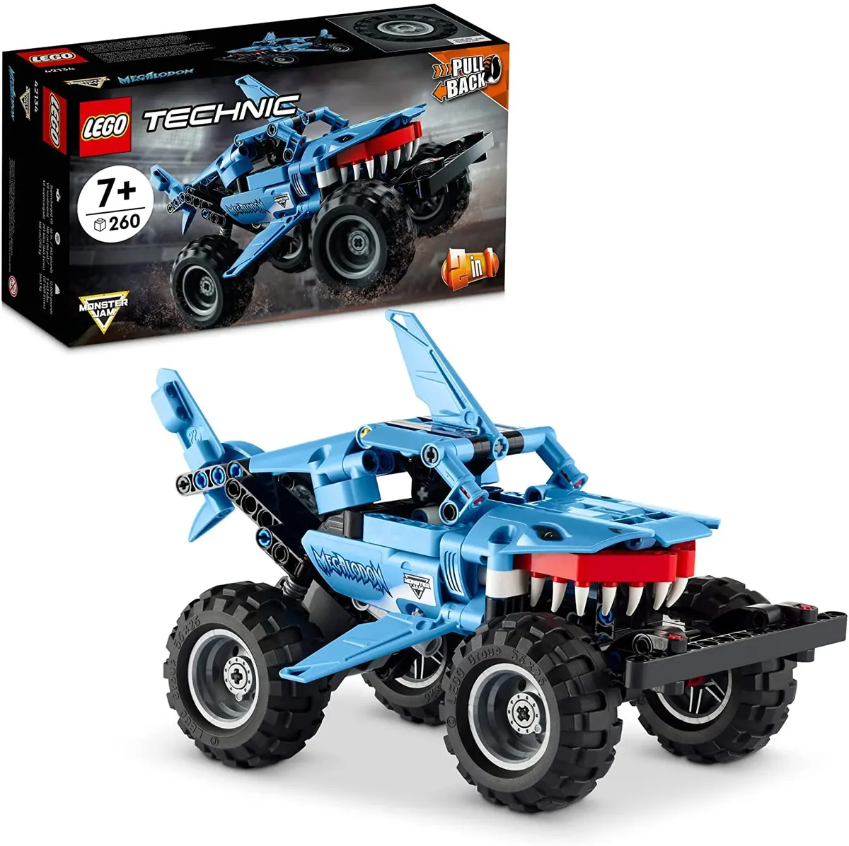 Lego Technic 2In1 Monster Jam Megalodon Building Kit For Ages 7+ 1