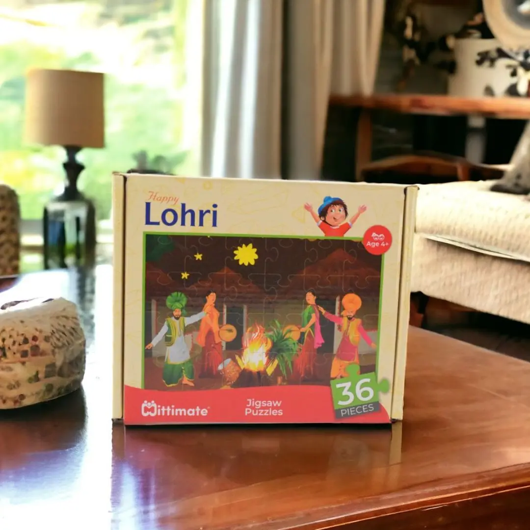 Mittimate Lohri Jigsaw Puzzle – 36-Piece Cardboard Puzzle For Kids (Ages 4-6) | Fun, Learning & Perfect Birthday Gift 1