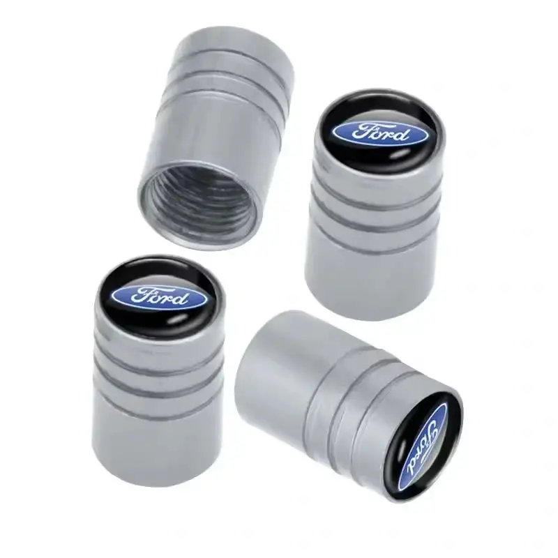 Logo Chrome Tire Valve Caps (4 Pcs) 2
