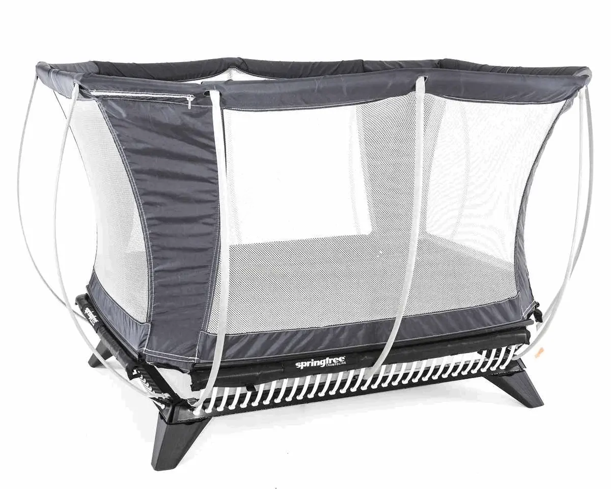 Springfree 3In1 Mini Trampoline With Enclosure - Outdoor Trampoline Activity Toy 1