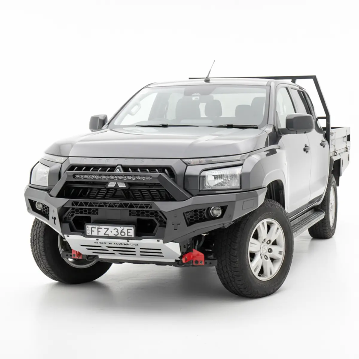 Mv Triton Bullbar | No Loop Rockarmor Gt Bumper 1