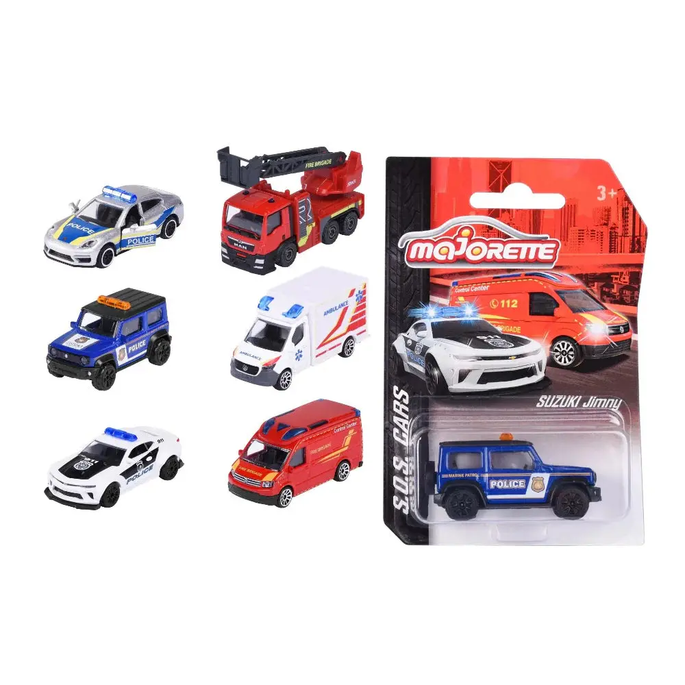 Majorette S.O.S Edition Vehicles, Design & Style May Vary, Only 1 Car Included 1