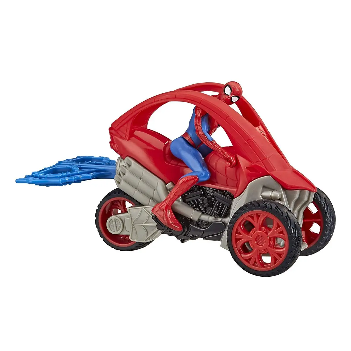 Marvel Spider-Man Spider-Man Stunt Vehicle 6-Inch-Scale Super Hero Action Figure And Vehicle 2